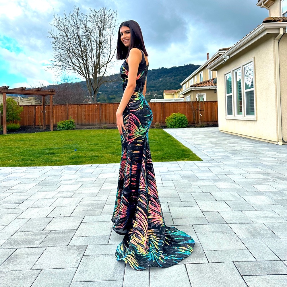 Mermaid Prom dress made with high quality fabric